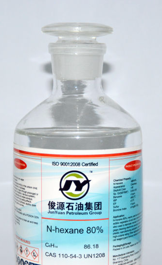 n-Hexane, 80% bottle packaging